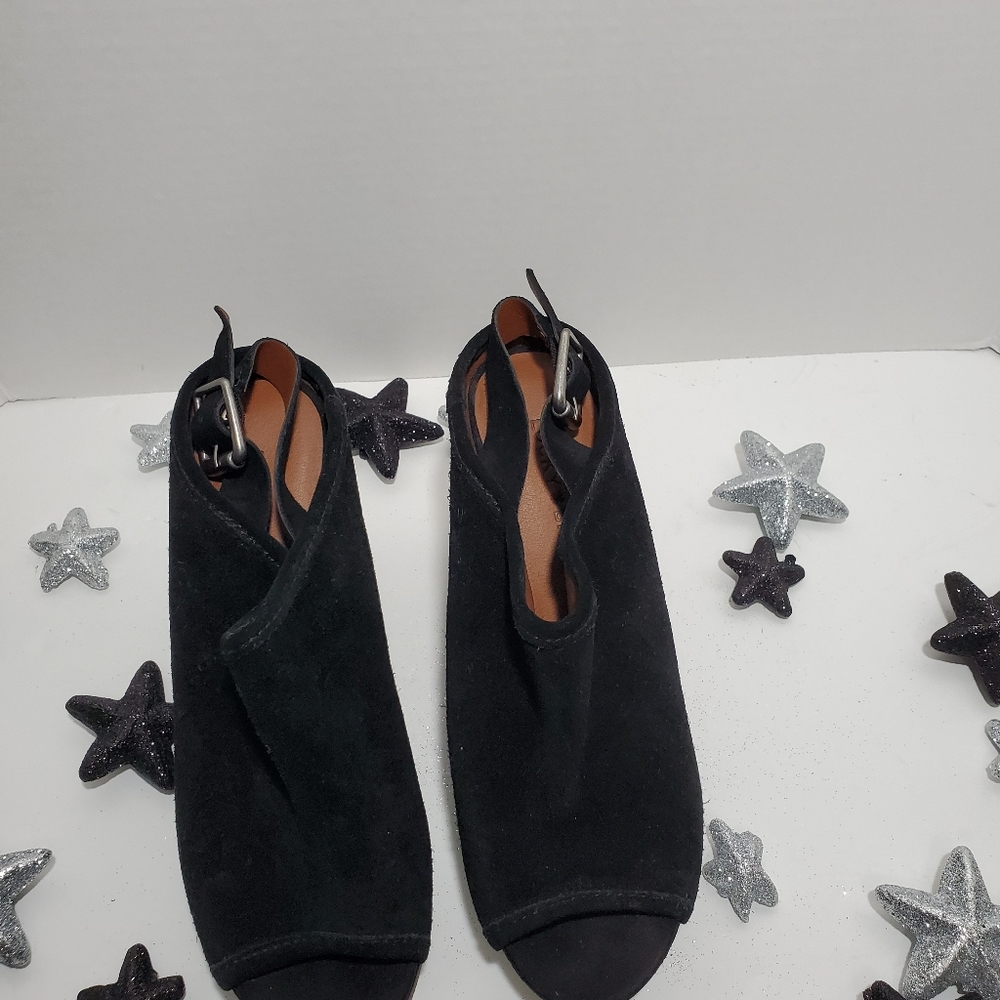 Lucky Brand suade wedges